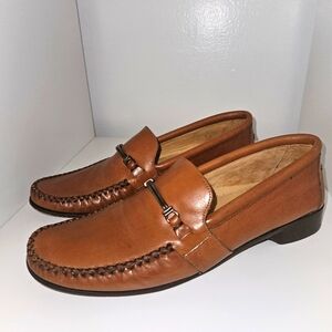 VANELI Debbie Tan Leather Loafers 9N